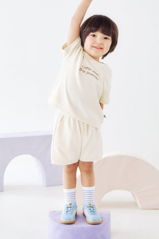 [3/31(火) お昼12時販売予定] [26SS] ワッフル半袖セットアップ