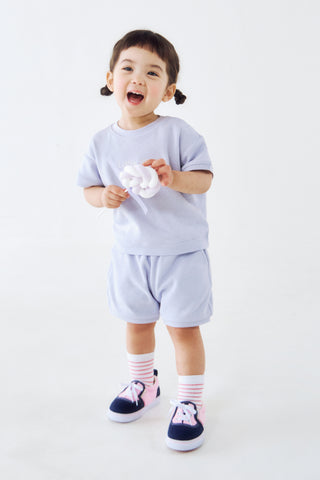 [3/31(火) お昼12時販売予定] [26SS] ワッフル半袖セットアップ