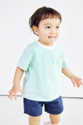 [3/31(火) お昼12時販売予定] [26SS] ストライプ 半袖Tシャツ