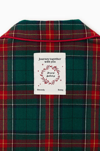 【11月5日12:00販売開始予定】[Holiday] タータンチェックパジャマセット