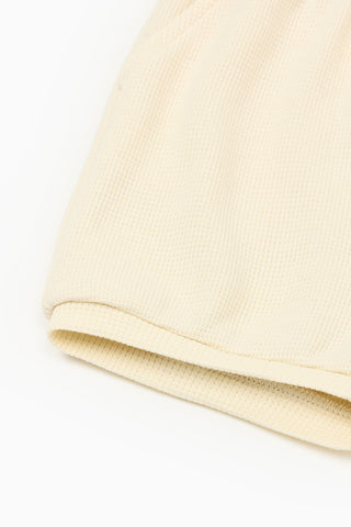 [3/31(火) お昼12時販売予定] [26SS] ワッフル半袖セットアップ