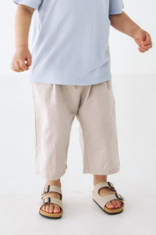 [3/31(火) お昼12時販売予定] [26SS] コットンリラックス クロップドパンツ（8分丈）