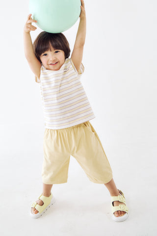 [3/31(火) お昼12時販売予定] [26SS] クールコットン ボーダーセットアップ