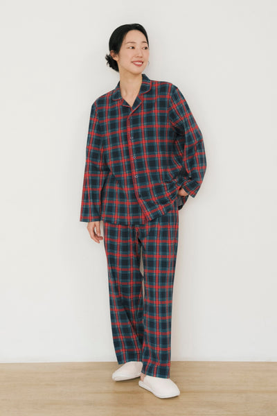 ホリデー数量限定】タータンチェックパジャマセット | Konny（コニー