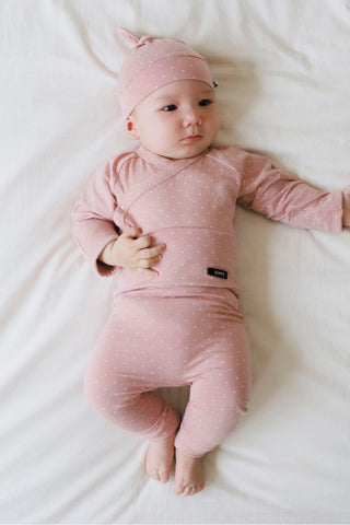 Newborn バンブーボディスーツ&レギンスセット