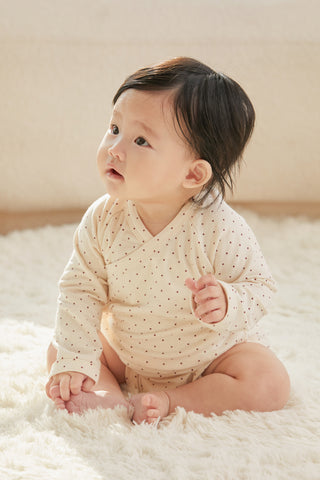 Newborn バンブーボディスーツ&レギンスセット