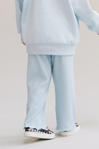 [26SS] ソフトモダール リブフレアレギンス 10分丈