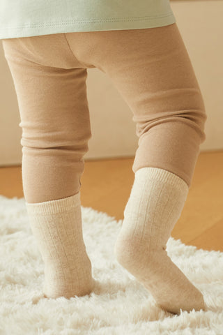 【8/26(水) お昼12時販売予定】[26FW] Easy-fit ベーシックソックス 4P(OATMEAL, TAUPE, BROWN, CHARCOAL)
