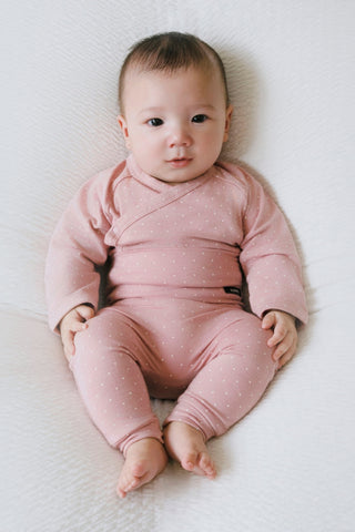 Newborn バンブーボディスーツ&レギンスセット