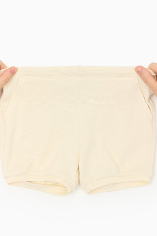 [3/31(火) お昼12時販売予定] [26SS] ワッフル半袖セットアップ