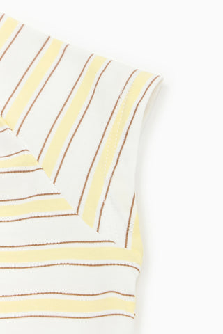 [3/31(火) お昼12時販売予定] [26SS] クールコットン ボーダーセットアップ