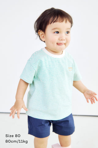 [3/31(火) お昼12時販売予定] [26SS] ストライプ 半袖Tシャツ