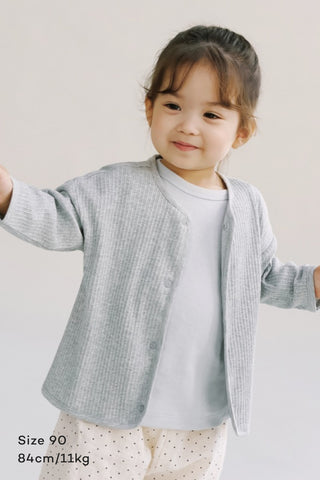 [26SS] ソフトモダールリブカーディガン