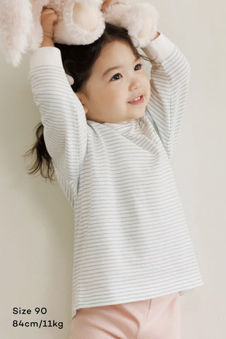 [26SS] コットンボーダー 長袖Tシャツ