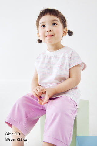 [3/31(火) お昼12時販売予定] [26SS] クールコットン ボーダーセットアップ