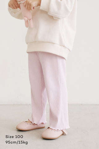 [26SS] ソフトモダール リブフレアレギンス 10分丈