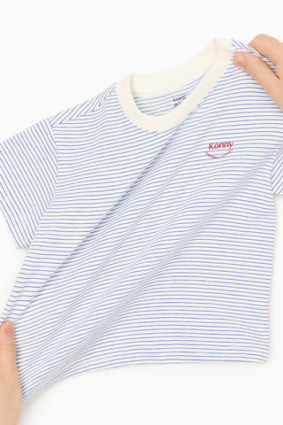 [3/31(火) お昼12時販売予定] [26SS] ストライプ 半袖Tシャツ