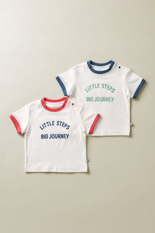 [3/31(火) お昼12時販売予定] [26SS] ソフトコットン パイピング 半袖Tシャツ