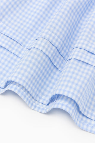 [26SS] チェック柄 長袖ワンピース