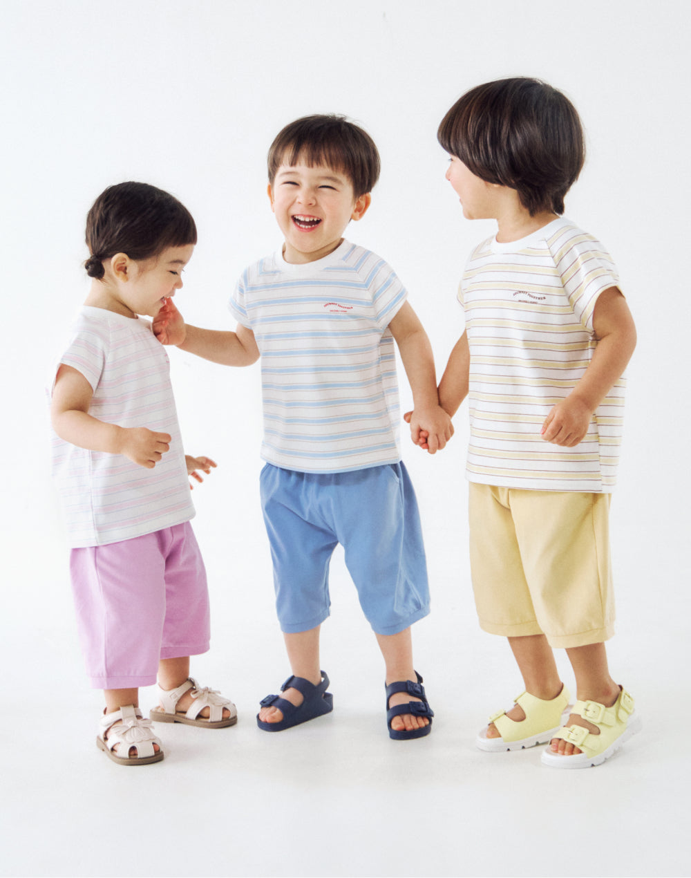 Konny ロンパース 2枚セット ピンク/オレンジベリー コニー | Konny | 抱っこ紐からスタイ・ベビー服まで